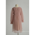 Pink Sheer Soft Chiffon Dress